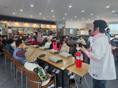 "북구재활주간보호센터"                                            화재·지진 대피훈련, 안전은 이렇게 지킵니다!